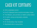 Hot Air Balloon Embroidery Kit