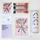 Pink Ice Protea Needlepoint Kit