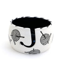 Balls and Hooks Yarn Bowl