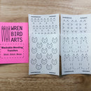 Washable Mending Patterns