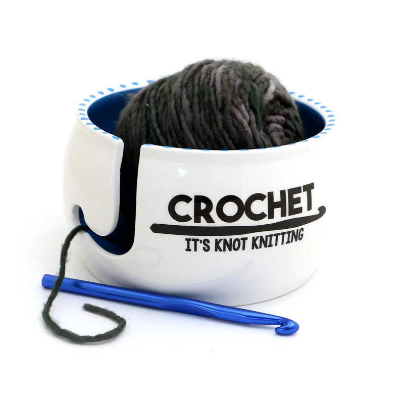 Crochet, It's Knot Knitting Yarn Bowl