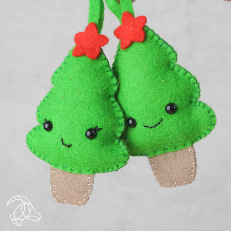 Felt Christmas Tree Hangers