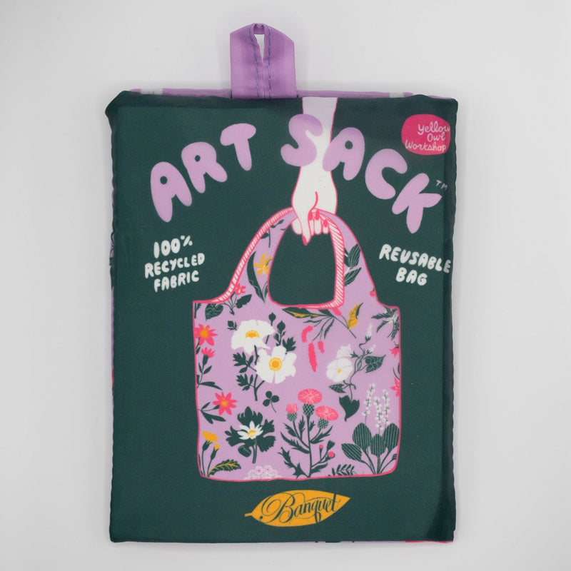 Floral Art Reusable Sack