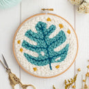 Monstera Punch Needle Kit