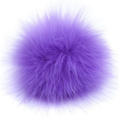 5" Faux Fur Pom Poms