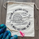 Slow Knitters Club Project Bag