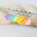 Midcentury Tea Cups Stitch Markers