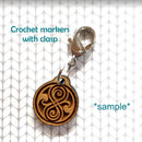 Sparkly Little Heart Shape Stitch Markers
