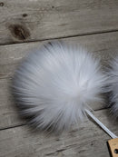 6" Faux Fur Pom Poms