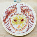 Barn Owl Embroidery Kit