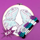 Bearded Dragons Embroidery kit