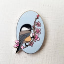Enamel Needle Minder