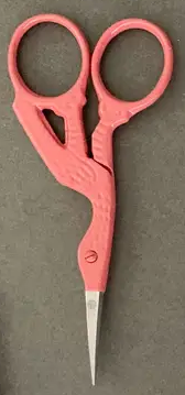 Colorful Stork Scissors