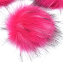 5" Faux Fur Pom Poms