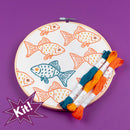 Happy Misfit Embroidery kit