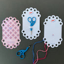 Colorful Stork Scissors