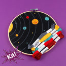 Solar System Embroidery kit