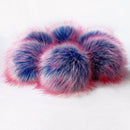 6" Faux Fur Pom Poms