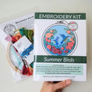 Summer Birds Embroidery Kit