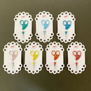 Colorful Stork Scissors